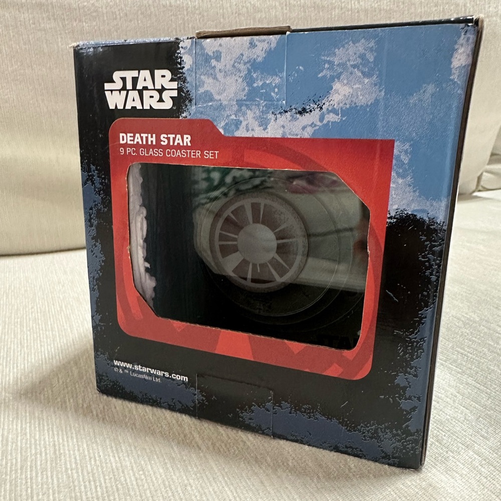 Star Wars Death Star 9-piece 3D Glass Coaster Set
